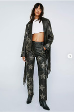 Nastygal Real Leather Black