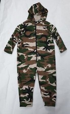 Kids Camo All In One 1onesie With A Hood Lounge Wear Outfit
