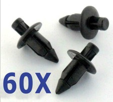 60X 6mm Plastic Rivet Bike