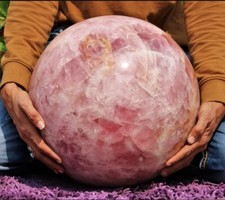 Customized Rose Quartz Sphere