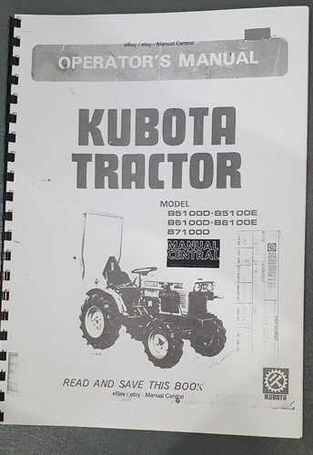 Kubota b5100d b5100e - kubota,