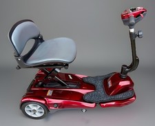 RED DRIVE Dual Wheel LIGHTWEIGHT REMOTE FOLDING MOBILITY SCOOTER HW009RD