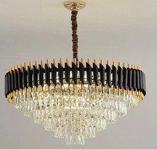 LED Crystal Droplet Chandelier