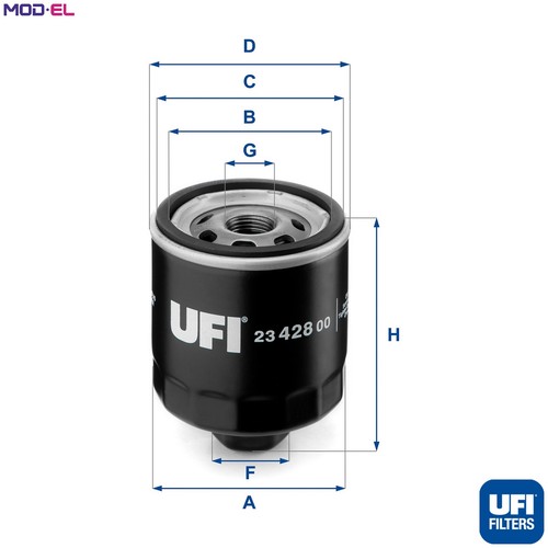 Oil filter 428 for skoda - filter,