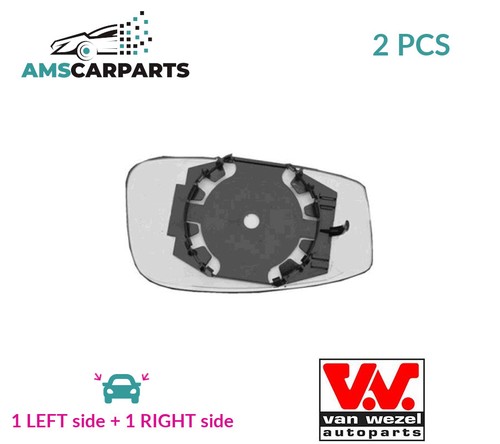 Rear view mirror glass pair - glass,
