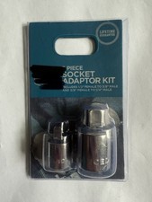 Halfords Advanced Shortcut Adapter 1/2"FEMALE TO 3/8MALE & 3/8"FEMALE TO 1/4MALE