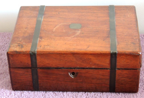 Antique jewelry writing box - antique, jewelry/writing