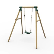 Garden wooden single rope - single,