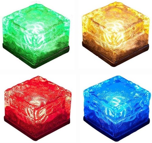 Outdoor solar led - ice, cube