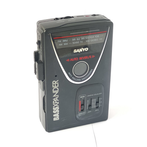 Sanyo bassxpander radio - sanyo, am/fm
