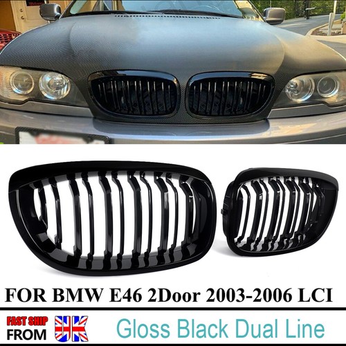 Front kidney grill dual slat - kidney,