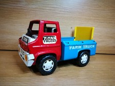 Vintage Louis Marx titan trucks farm truck 1960s - Ideal for restoration