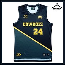 North Queensland Cowboys Rugby League Jersey XL NRL Training Kit Vest 2024 L89