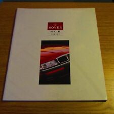 ROVER 800 Fastback Saloon Coupe 827 SLi 825D 820 Sterling Vitesse Brochure 1994