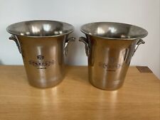 Pair of KRUG CHAMPAGNE Vintage Champagne Ice Bucket 1 bottle size