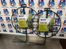 Metal GRID Plant Support Frame Tall Long Flower Holder Hoop Rings Large (M)