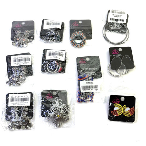 Pair paparazzi earrings lot - 11,
