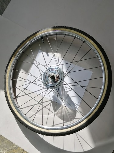 8 in front wheel - in,