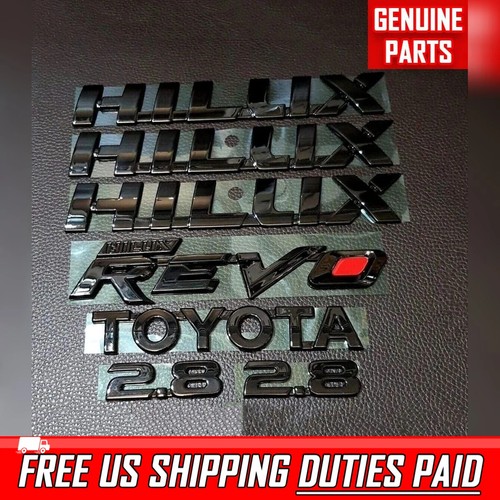 Toyota hilux piano black - hilux, logo