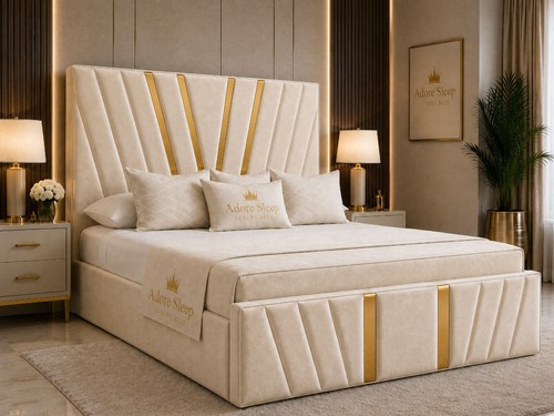Victor gold strip headboard - victor,