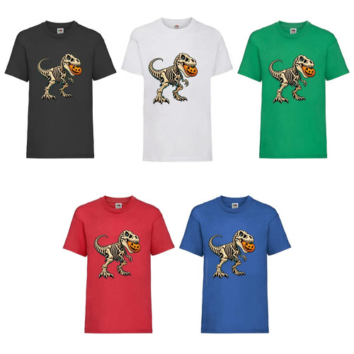 Rex skeleton kids halloween - skeleton,