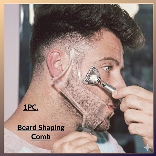 Beard styling shaping template - beard,