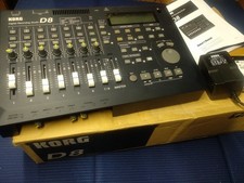 Korg D8 8 Track Digital Recording Studio, immaculate/unused? w/upgraded 20Gb HDD