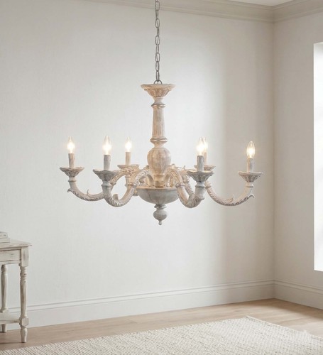 Classic white silver wooden - white-silver,