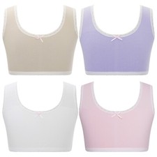 Kids Girls Bra Stretch Crop