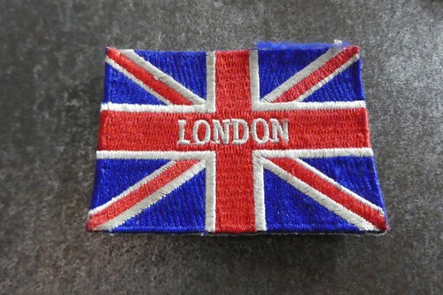 London woven cloth patch - cloth,