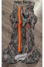 Bark And Go Winter Reflective Male Dog Coat Warm Padded Vest Jacket Size M