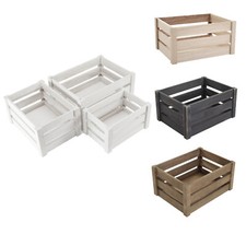 Vintage Wooden Crate Storage