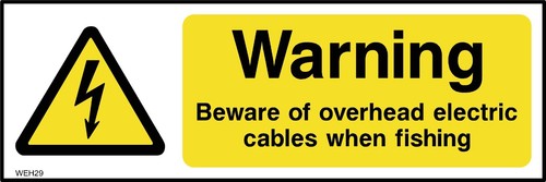 Warning beware overhead - beware,