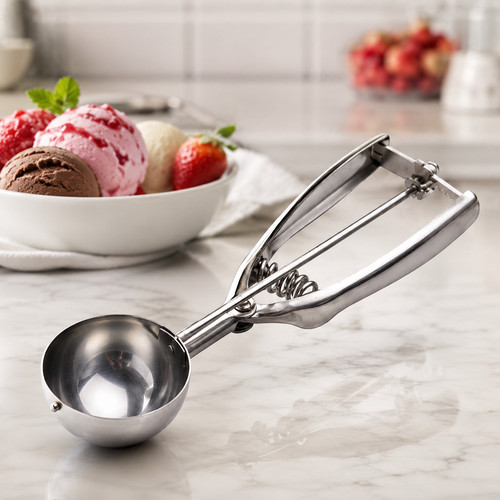 Stainless steel ice cream - ice,