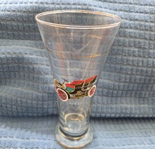 FORD Vintage Retro Car Design 1950s/60s Gold Rimmed Tall Drinks Glasses