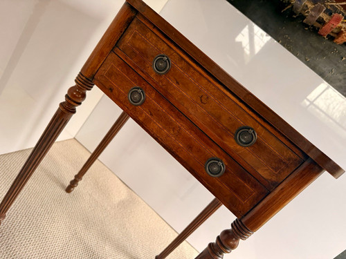 Sheraton style two - two-drawer, side