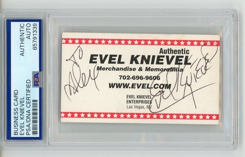 Evel knievel signed - evel,