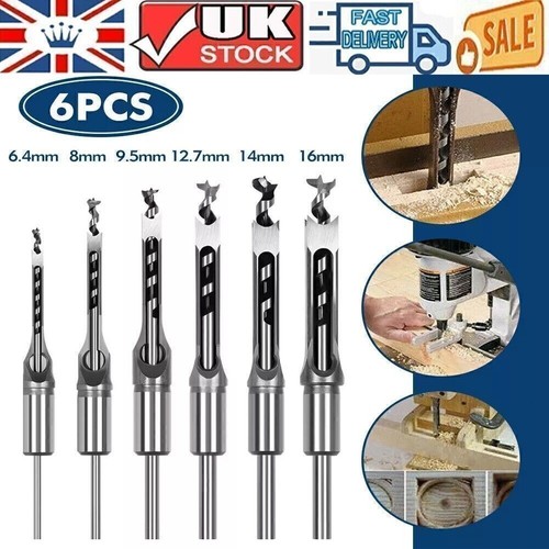 6pcs square hole drill bit - 6pcs,