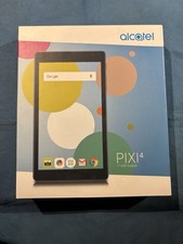Alcatel Onetouch Pixi 4(7) 8063 White Wi-Fi 8GB 1GB 7" Android Tablet See Desc.