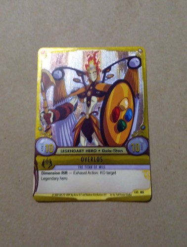 Huntik trading card overlos - huntik,