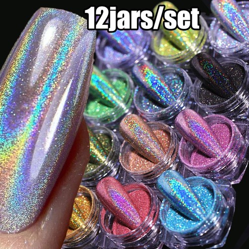 12jars set holographic glitter - 12jars/set,