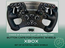 Coloured Fanatec Button Caps -