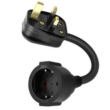 13A EU To UK Plug Adapter Euro
