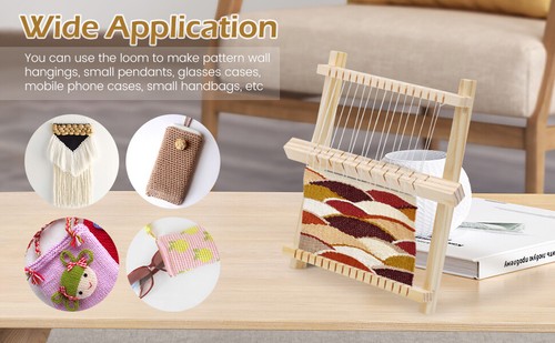 Wooden weaving loom kit - weaving,