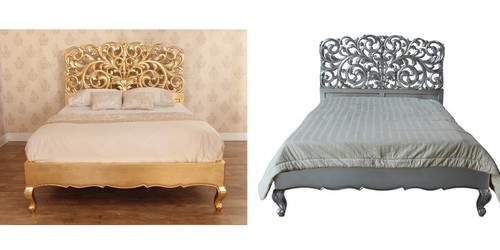 French rococo bed - rococo, |