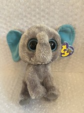 Peanut The Elephant - Ty Beanie Boos Blue Plushie