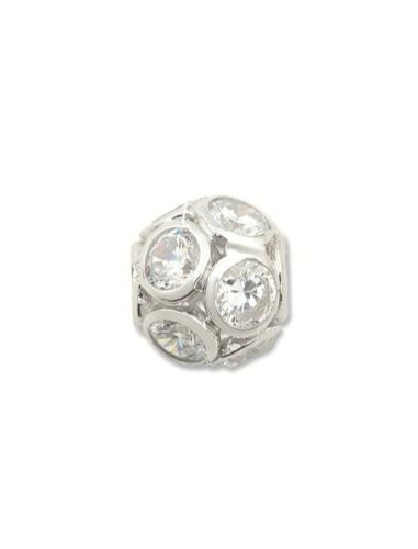 Amore baci zirconia - zirconia, bead