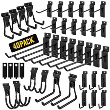 40 Pcs Slatwall Hooks &