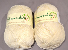 2 x Aran Wool Yarn 400g