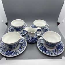 Seltmann Weiden Bavaria  4 x Tea Cup & Saucer & cream/milk jug  W. Germany